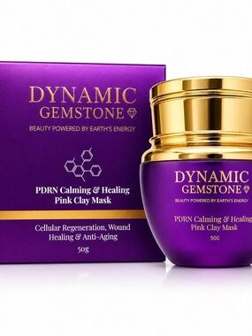 PDRN Calming & Healing Pink Clay Mask – Purple